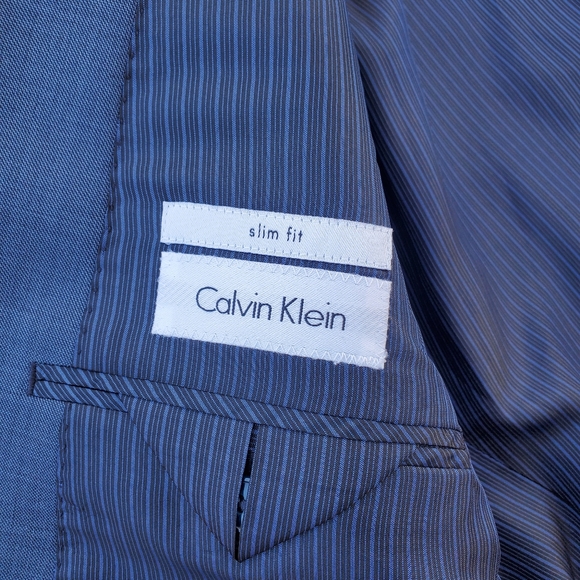 Calvin Klien slim fit jacket wool 48l 48 l - Picture 2 of 4